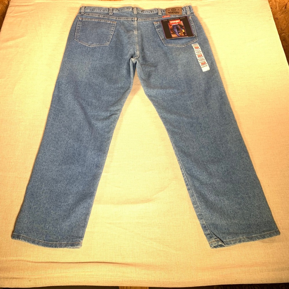 Vintage Made in USA Wrangler Jeans 42x30 Fit. 40x29 Stretch Classic Fit - Picture 3 of 10